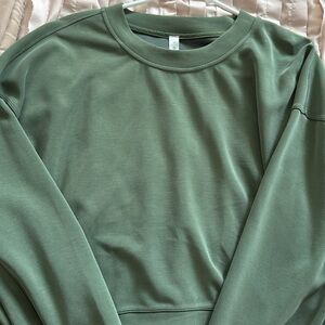 Olive Green lululemon crewneck